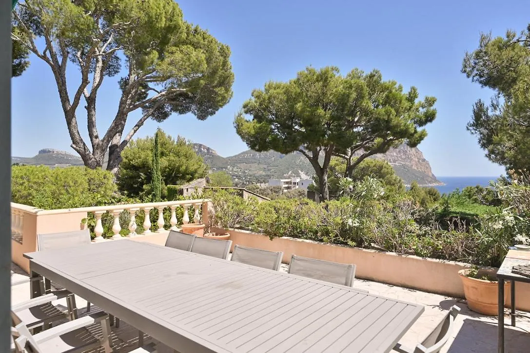 Villa Les Nefliers Vue Panoramique Mer Et Plage A Pied Cassis France