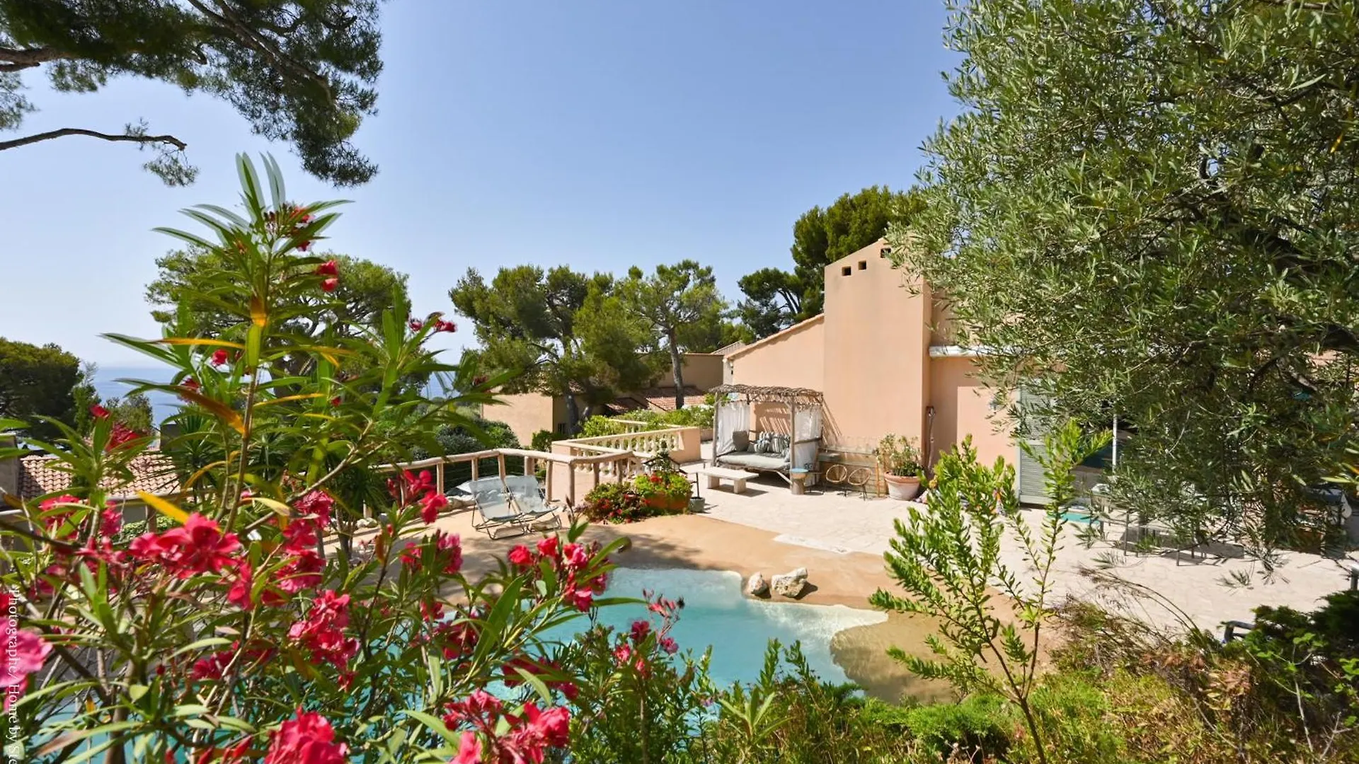 Villa Les Nefliers Vue Panoramique Mer Et Plage A Pied Cassis