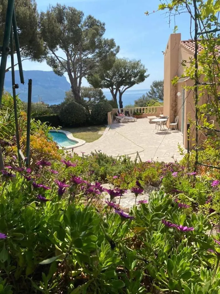 Villa Les Nefliers Vue Panoramique Mer Et Plage A Pied Cassis France
